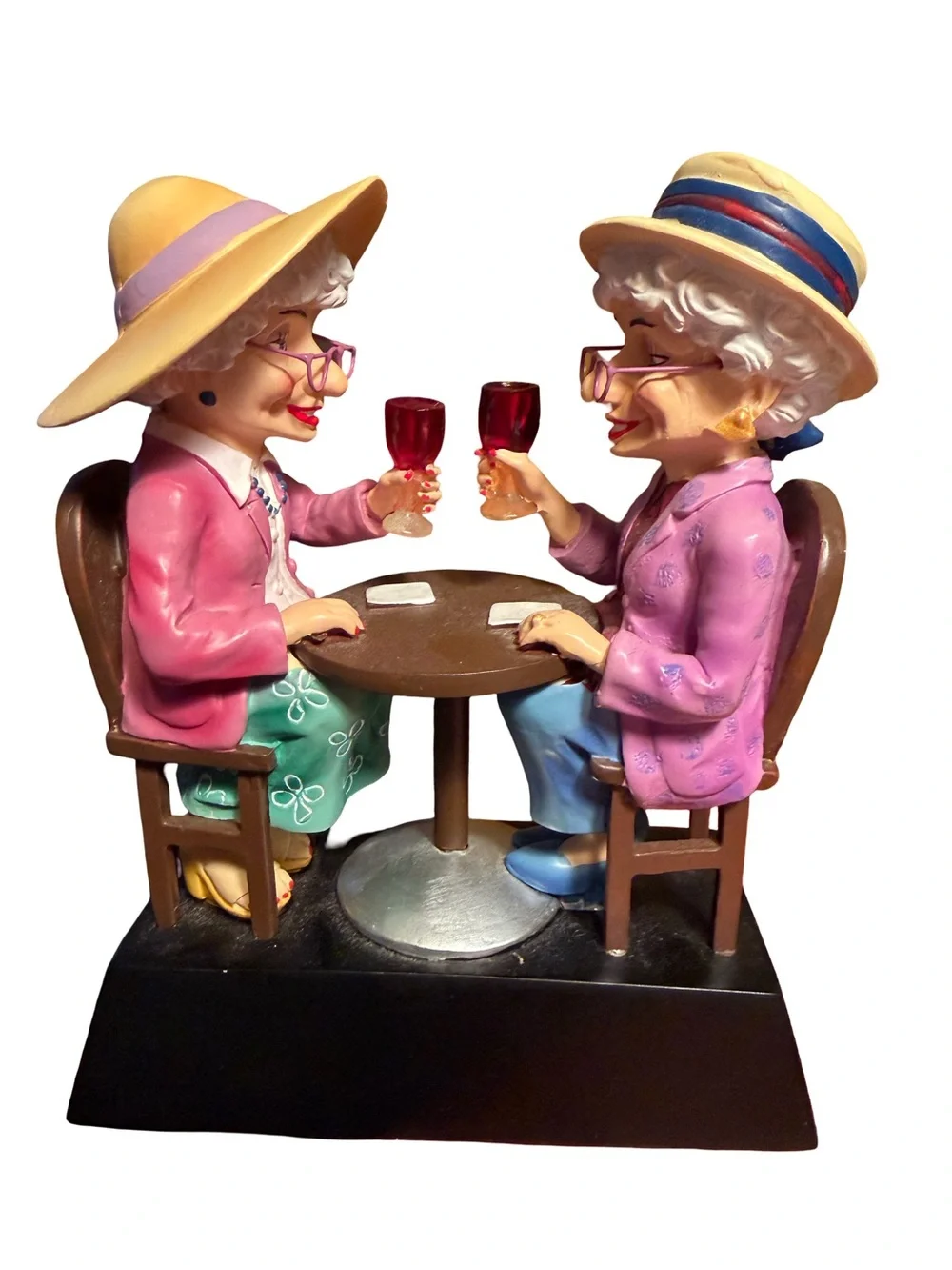 Biddy’s Vintage EUC Set of 3 Whimsical Old Lady Figurine Collection Decor